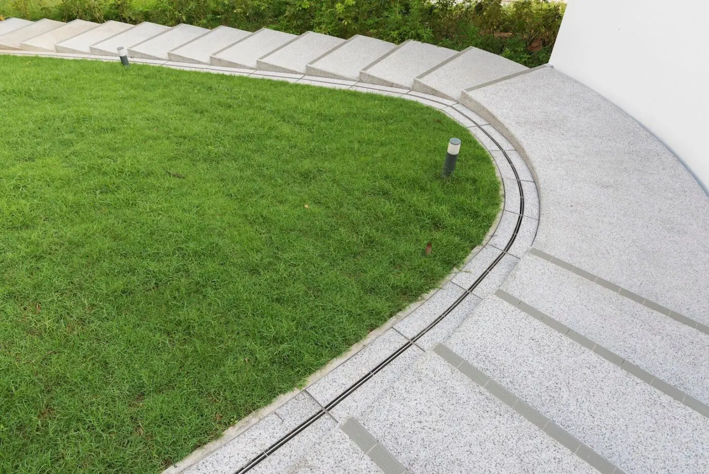 stairway in a Jupiter residence made of pavers